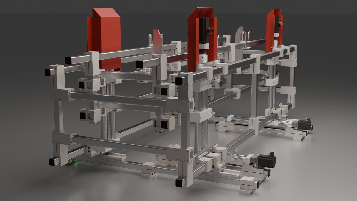 XY-Table frame — view 1