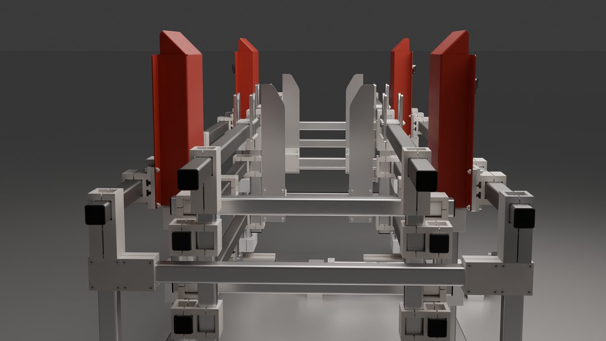 XY-Table frame — view 3
