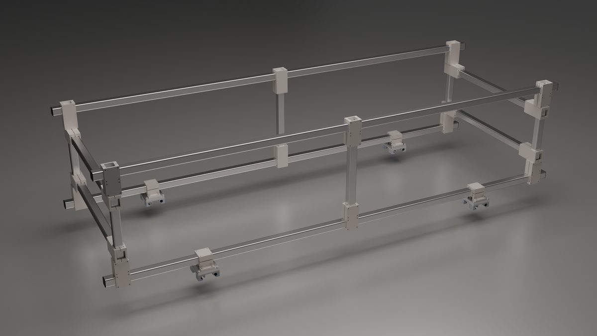 XY-Table frame — view 4
