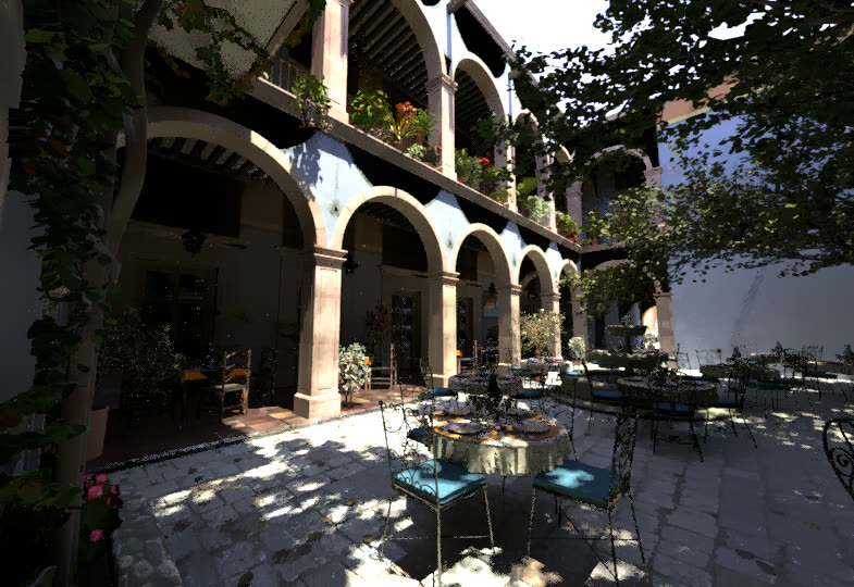 San Miguel courtyard-second preview